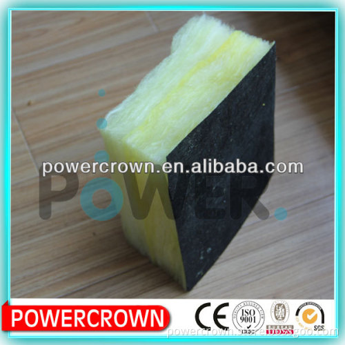 export to whole world glass wool felt with black glass fiber layer